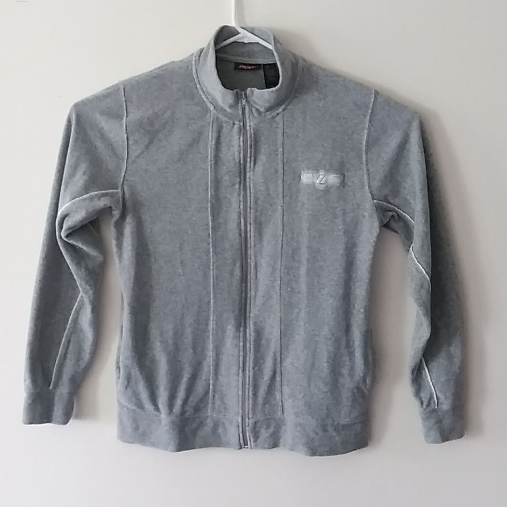 Vintage DKNY Active Velour Track Sweatshirt Men